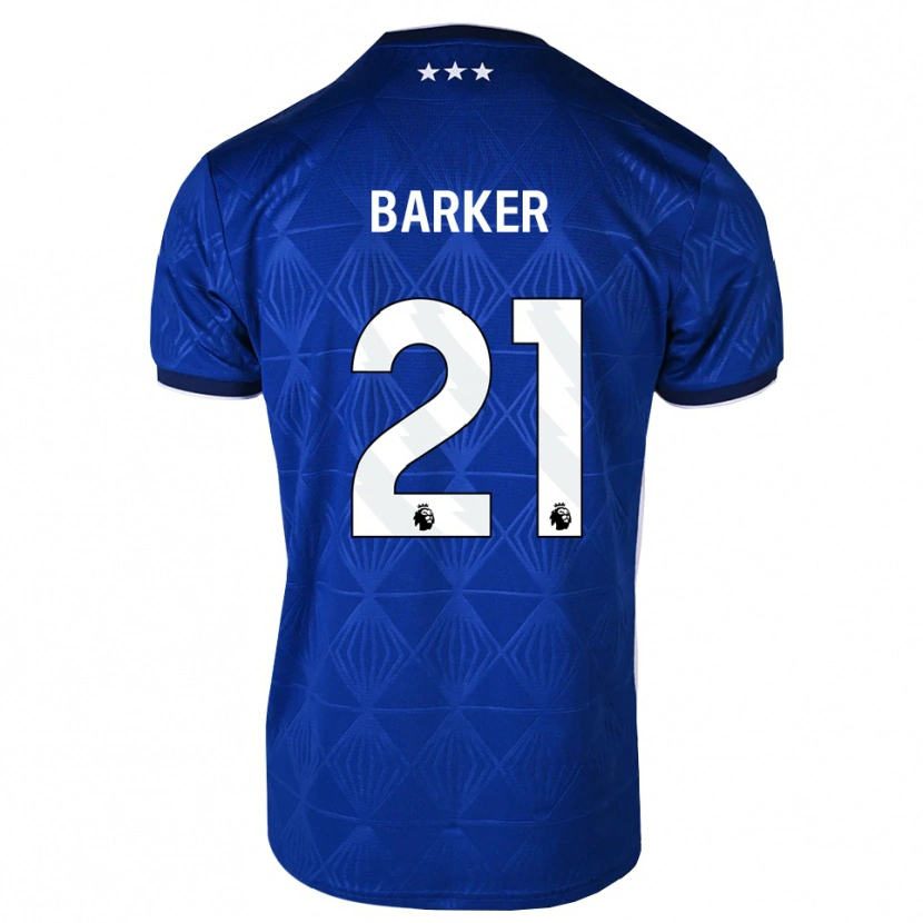 Danxen Herren Maisy Barker #21 Mittelblau Weiß Rot Heimtrikot Trikot 2026/27 T-Shirt