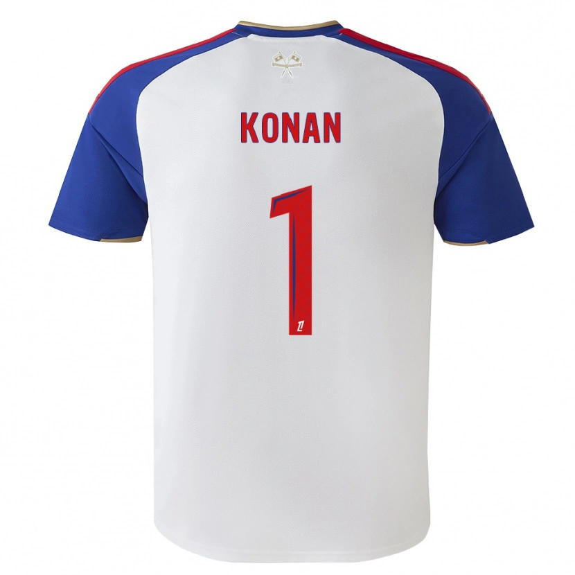 Danxen Herren Yvann Konan #1 Königsblau Rot Weiß Heimtrikot Trikot 2026/27 T-Shirt