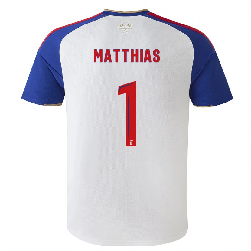 Danxen Herren Matthias Da Silva #1 Königsblau Rot Weiß Heimtrikot Trikot 2026/27 T-Shirt