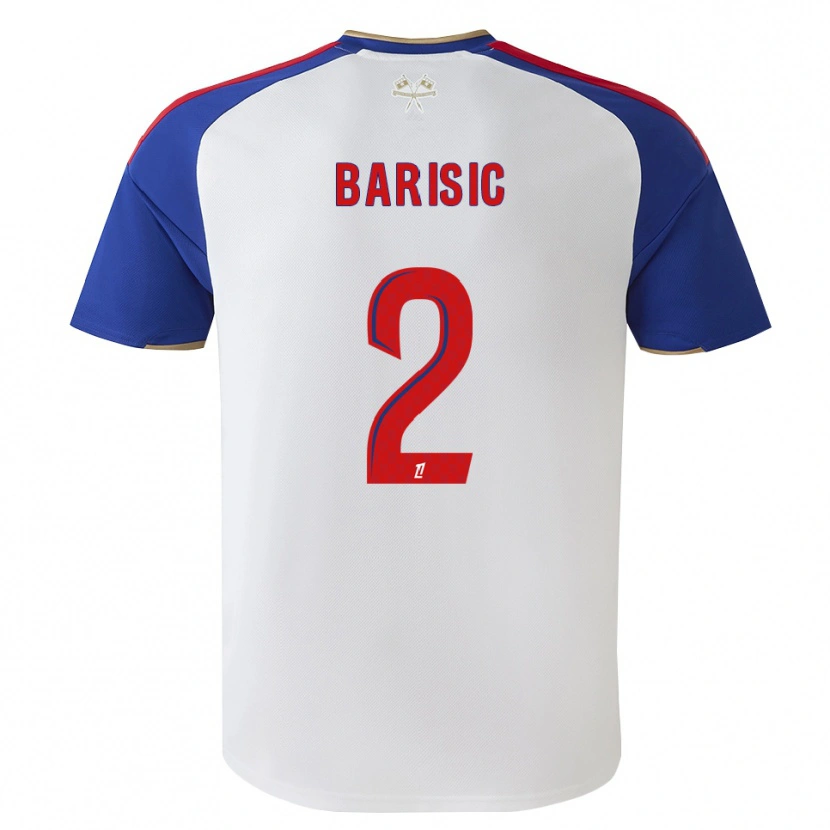 Danxen Herren Teo Barisic #2 Königsblau Rot Weiß Heimtrikot Trikot 2026/27 T-Shirt