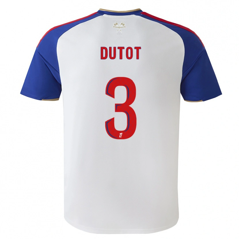 Danxen Herren Timothée Dutot #3 Königsblau Rot Weiß Heimtrikot Trikot 2026/27 T-Shirt