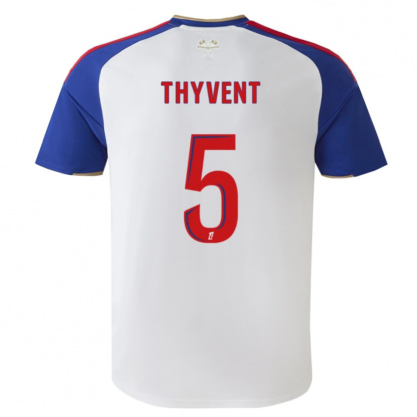 Danxen Herren Estéban Thyvent #5 Königsblau Rot Weiß Heimtrikot Trikot 2026/27 T-Shirt