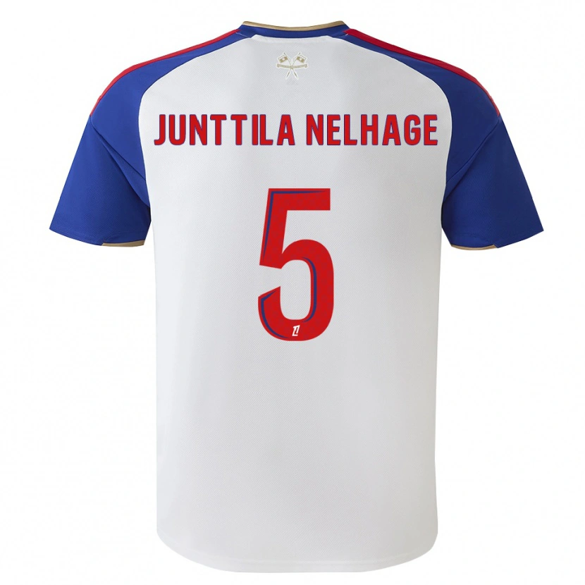 Danxen Herren Elma Junttila Nelhage #5 Königsblau Rot Weiß Heimtrikot Trikot 2026/27 T-Shirt