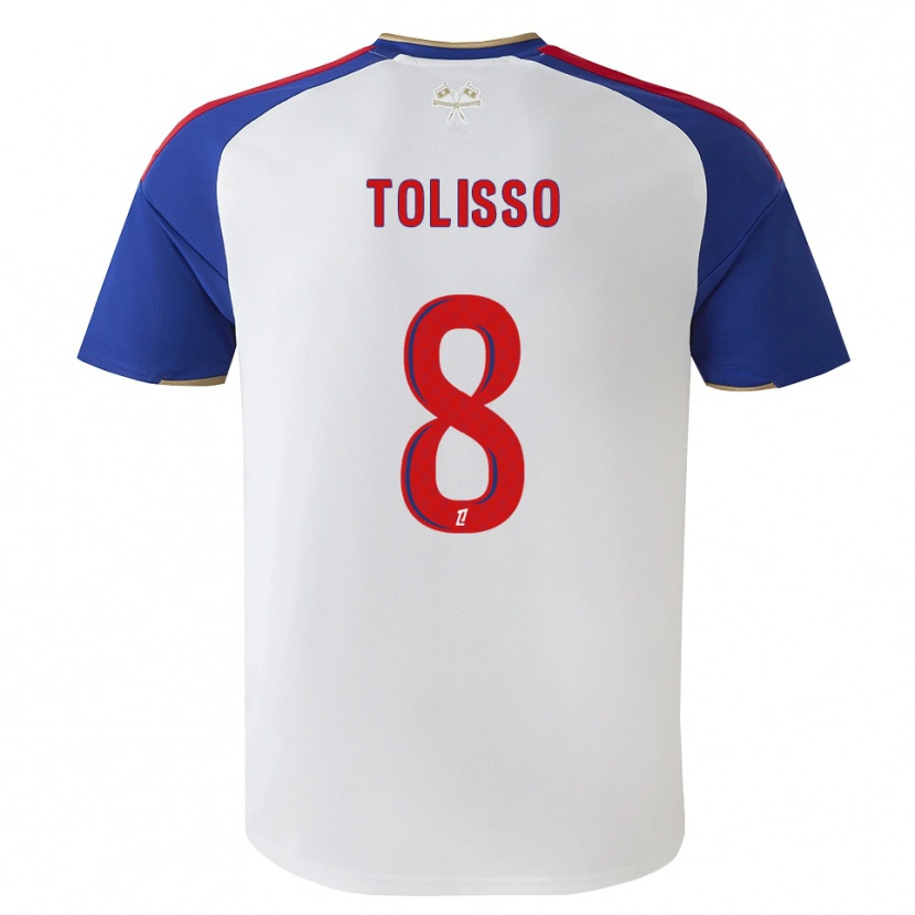 Danxen Herren Corentin Tolisso #8 Königsblau Rot Weiß Heimtrikot Trikot 2026/27 T-Shirt