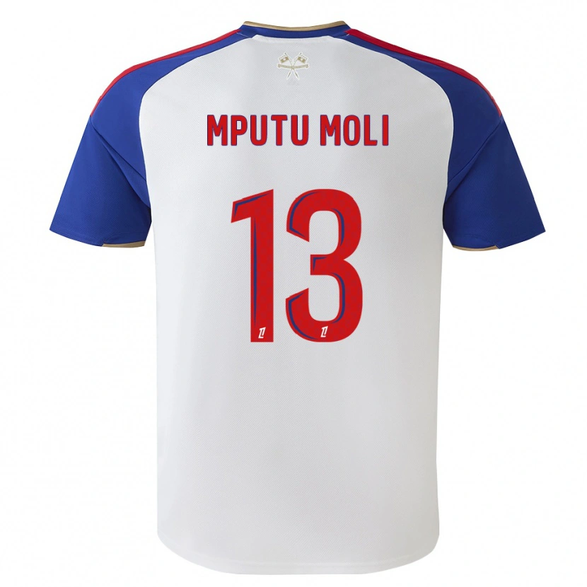 Danxen Herren Jérémie Mputu Moli #13 Königsblau Rot Weiß Heimtrikot Trikot 2026/27 T-Shirt
