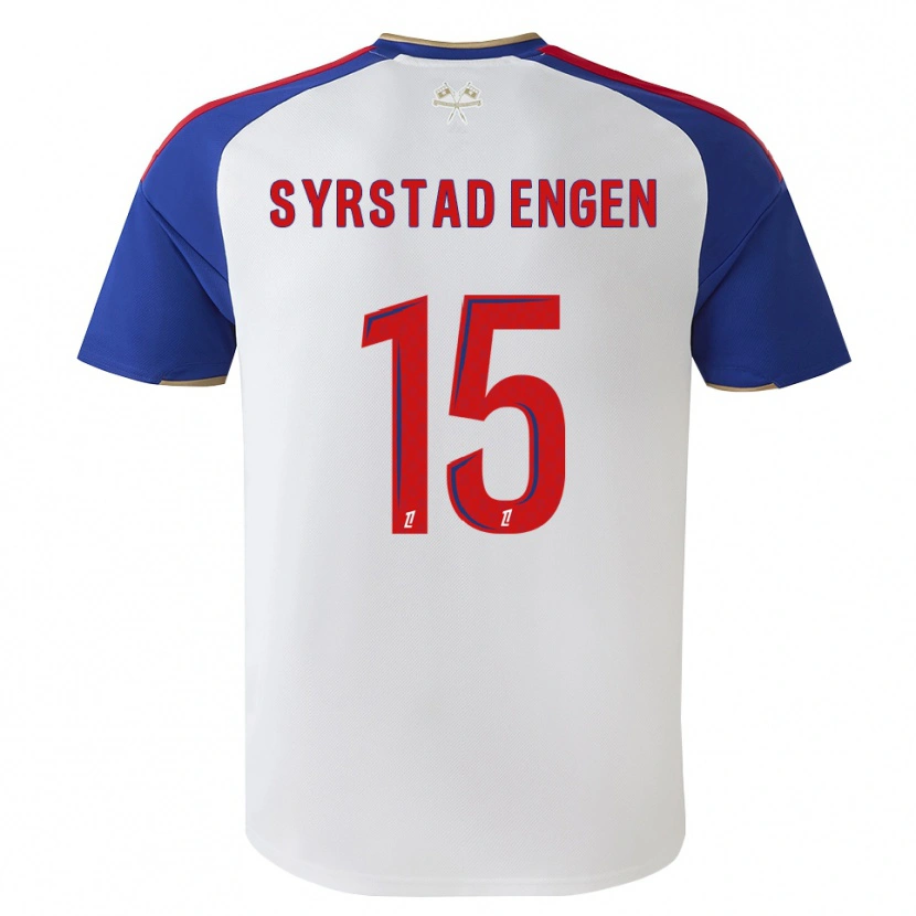 Danxen Herren Ingrid Syrstad Engen #15 Königsblau Rot Weiß Heimtrikot Trikot 2026/27 T-Shirt