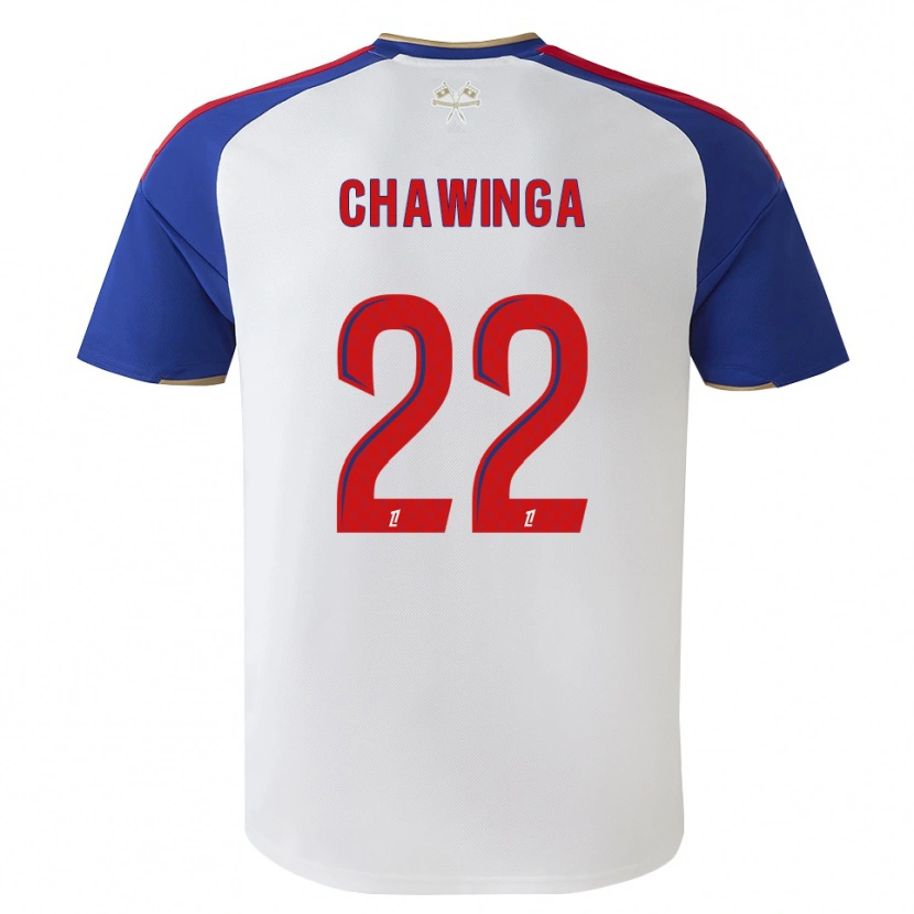 Danxen Herren Tabitha Chawinga #22 Königsblau Rot Weiß Heimtrikot Trikot 2026/27 T-Shirt