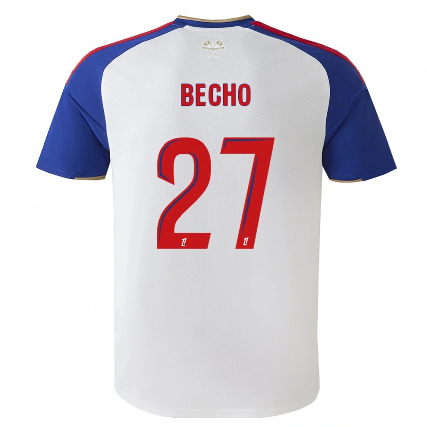 Danxen Herren Vicki Bècho #27 Königsblau Rot Weiß Heimtrikot Trikot 2026/27 T-Shirt