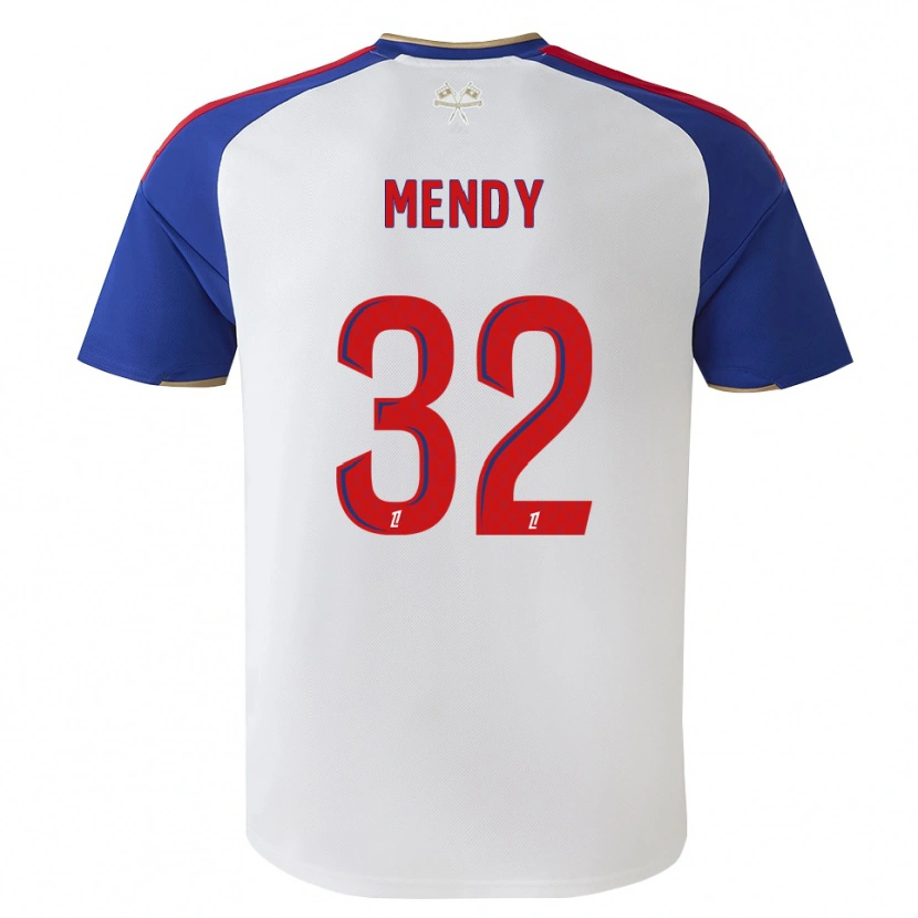 Danxen Herren Maeline Mendy #32 Königsblau Rot Weiß Heimtrikot Trikot 2026/27 T-Shirt