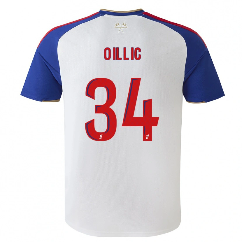 Danxen Herren Laureen Oillic #34 Königsblau Rot Weiß Heimtrikot Trikot 2026/27 T-Shirt