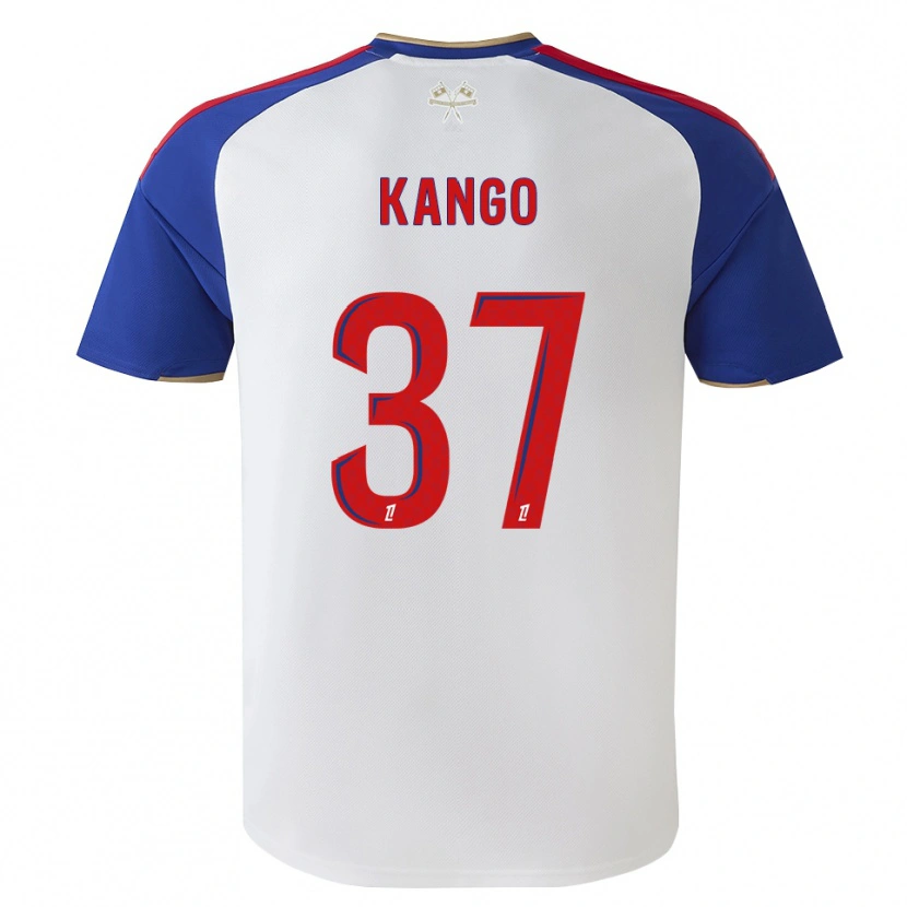 Danxen Herren Steeve Kango #37 Königsblau Rot Weiß Heimtrikot Trikot 2026/27 T-Shirt