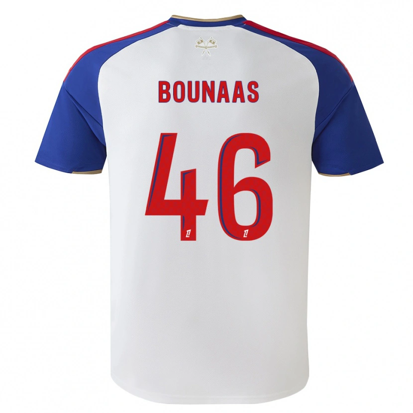 Danxen Herren Idris Bounaas #46 Königsblau Rot Weiß Heimtrikot Trikot 2026/27 T-Shirt