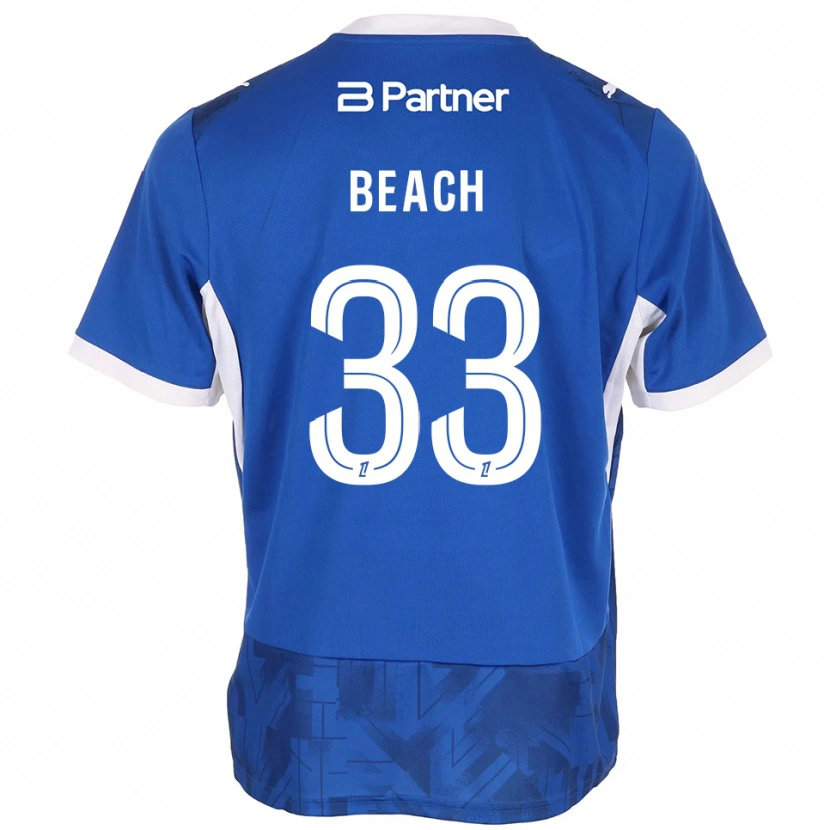 Danxen Herren Patrick Beach #33 Mittelblau Weiß Heimtrikot Trikot 2026/27 T-Shirt