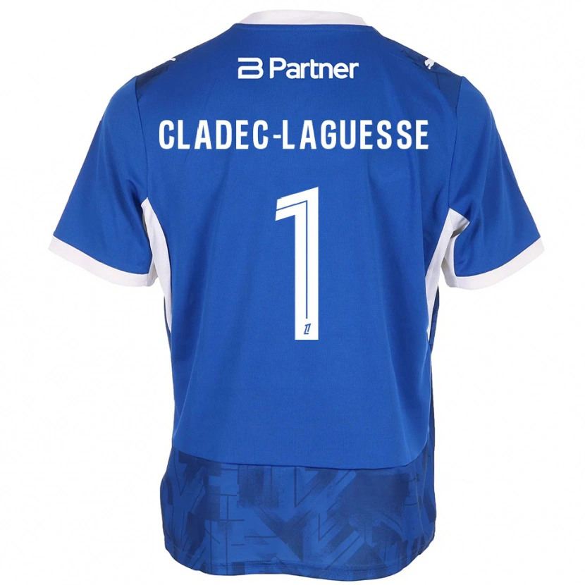 Danxen Herren Christopher Cladec-Laguesse #1 Mittelblau Weiß Heimtrikot Trikot 2026/27 T-Shirt