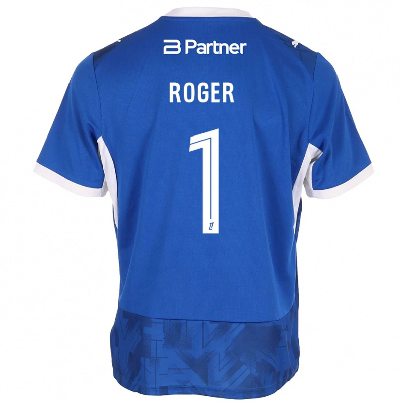 Danxen Herren Ethan Roger #1 Mittelblau Weiß Heimtrikot Trikot 2026/27 T-Shirt