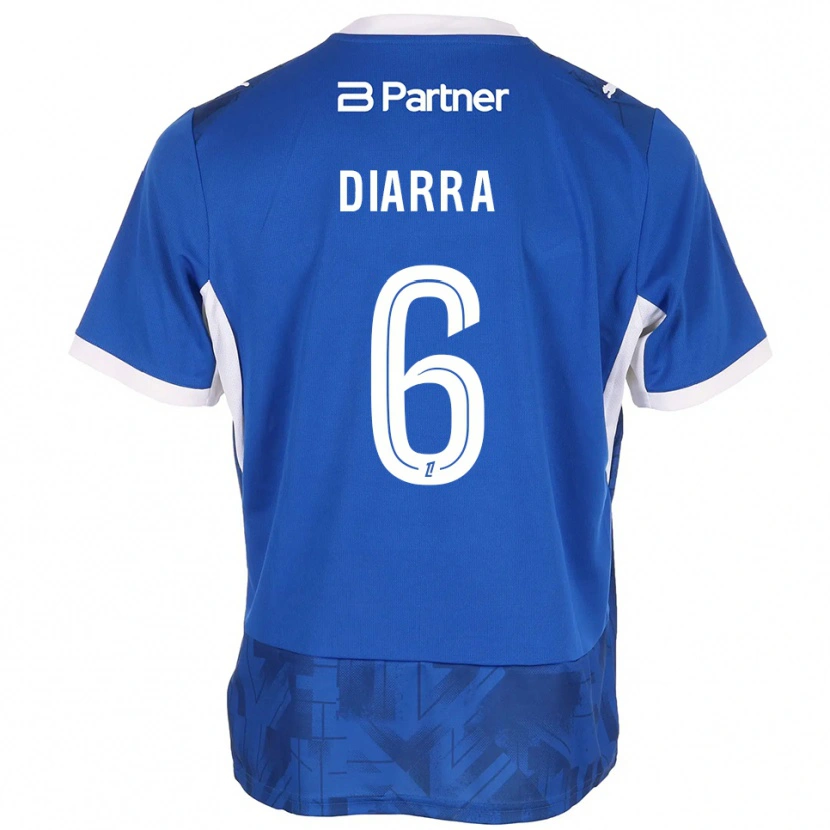 Danxen Herren Salimou Diarra #6 Mittelblau Weiß Heimtrikot Trikot 2026/27 T-Shirt