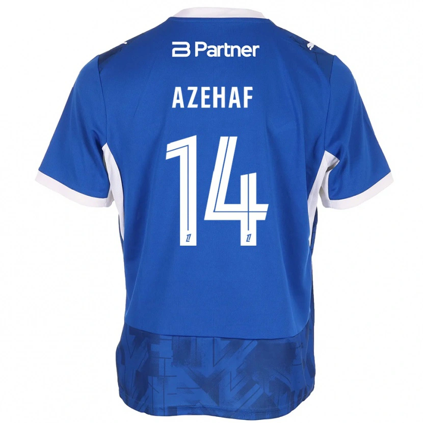 Danxen Herren Aïssa Azehaf #14 Mittelblau Weiß Heimtrikot Trikot 2026/27 T-Shirt