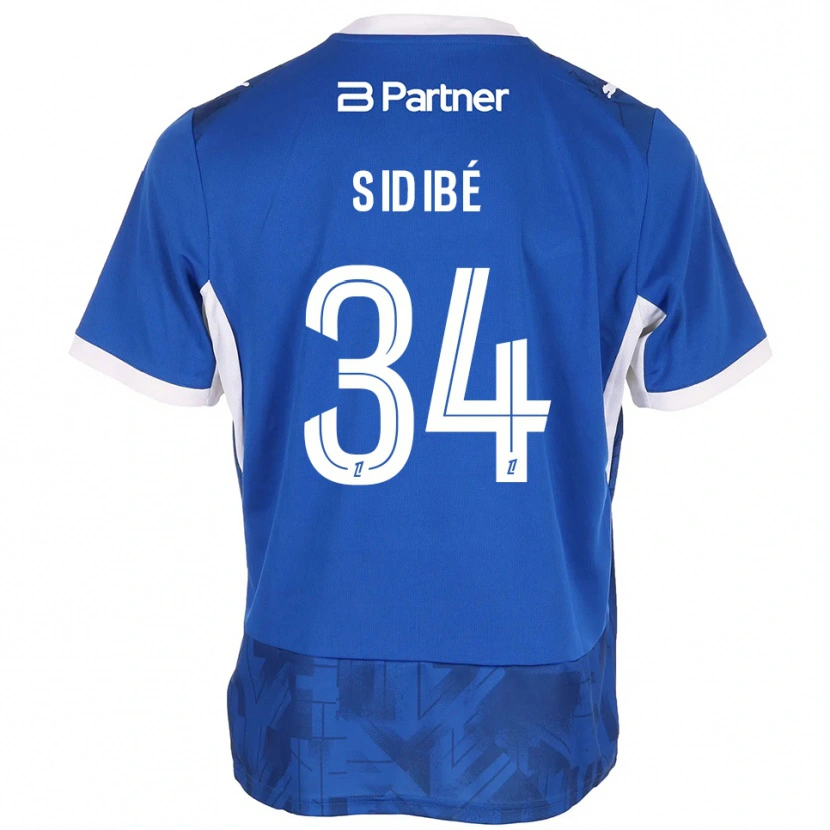 Danxen Herren Aly Sidibé #34 Mittelblau Weiß Heimtrikot Trikot 2026/27 T-Shirt