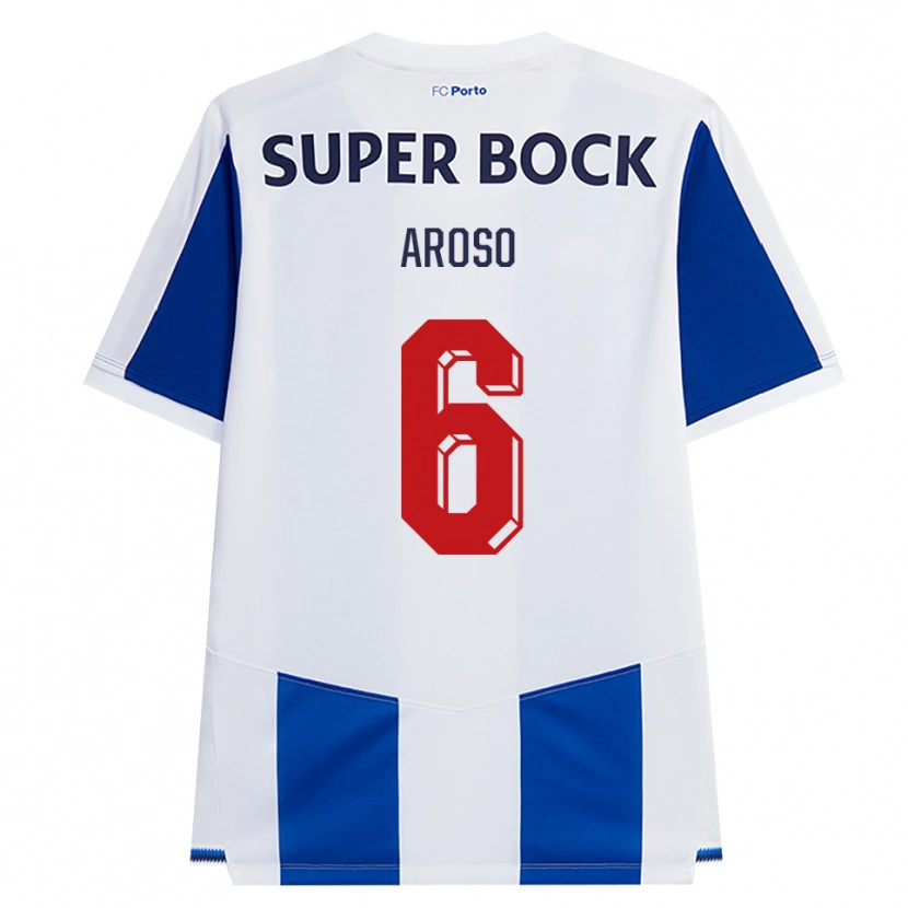 Danxen Herren Carolina Aroso #6 Blau Weiß Rot Heimtrikot Trikot 2026/27 T-Shirt