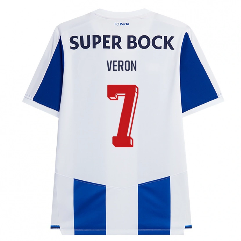 Danxen Herren Gabriel Veron #7 Blau Weiß Rot Heimtrikot Trikot 2026/27 T-Shirt