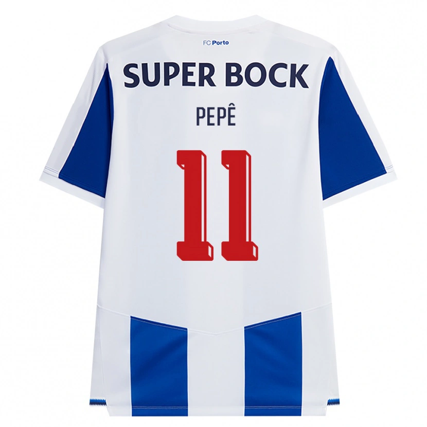 Danxen Herren Pepê #11 Blau Weiß Rot Heimtrikot Trikot 2026/27 T-Shirt