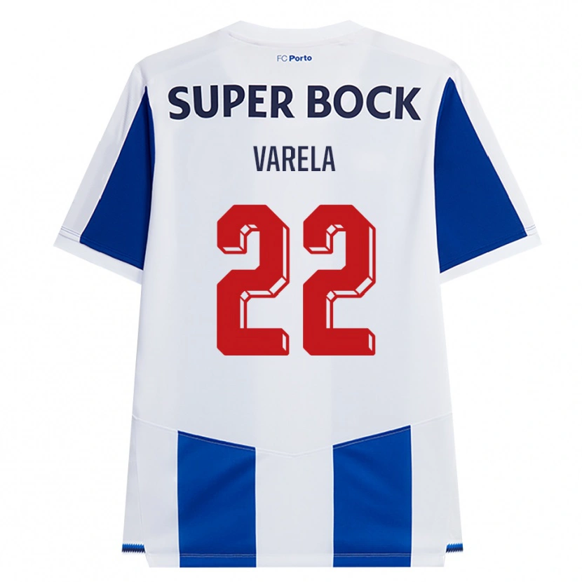 Danxen Herren Alan Varela #22 Blau Weiß Rot Heimtrikot Trikot 2026/27 T-Shirt