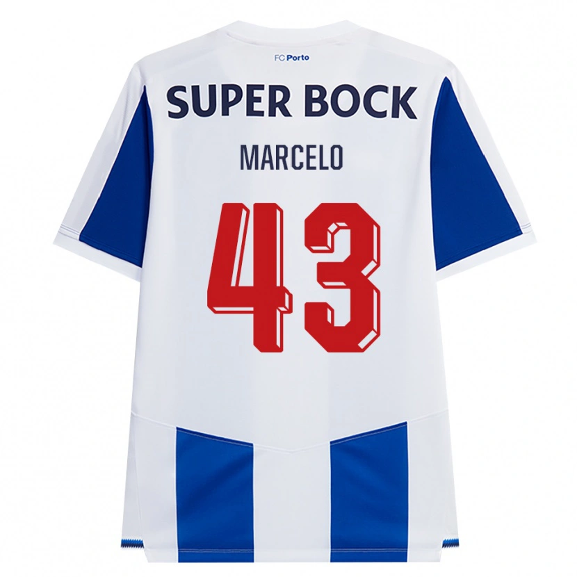 Danxen Herren Joao Marcelo #43 Blau Weiß Rot Heimtrikot Trikot 2026/27 T-Shirt
