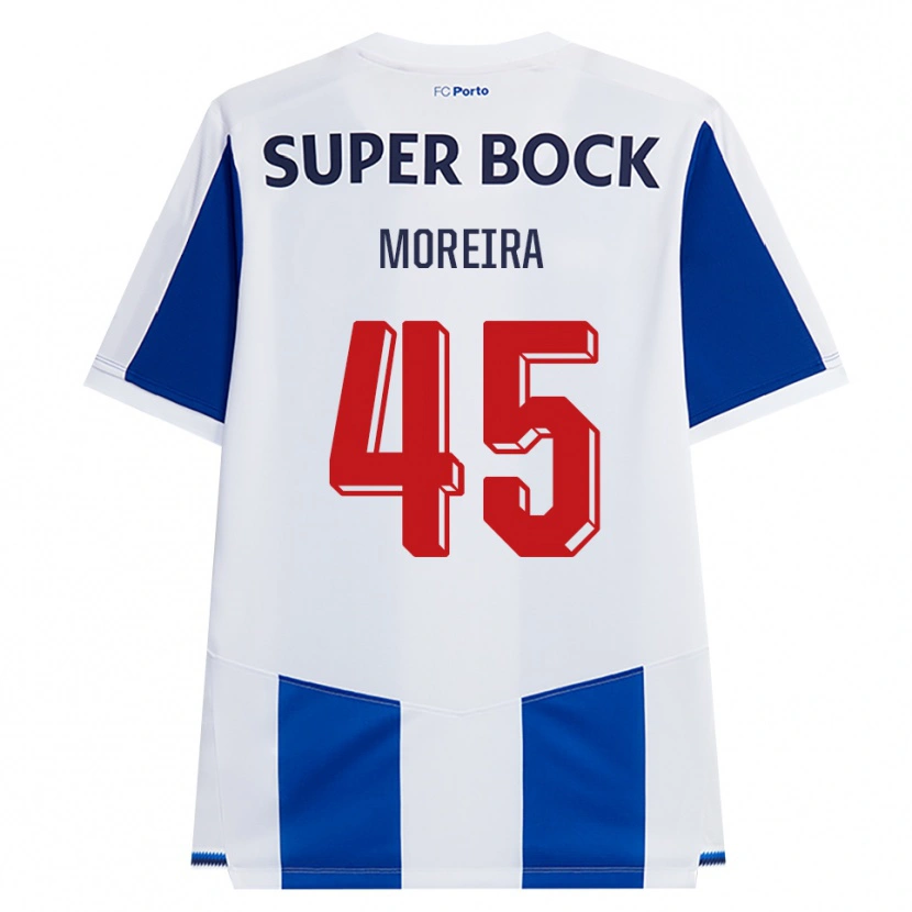 Danxen Herren João Moreira #45 Blau Weiß Rot Heimtrikot Trikot 2026/27 T-Shirt