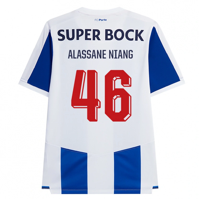 Danxen Herren Mame Alassane Niang #46 Blau Weiß Rot Heimtrikot Trikot 2026/27 T-Shirt