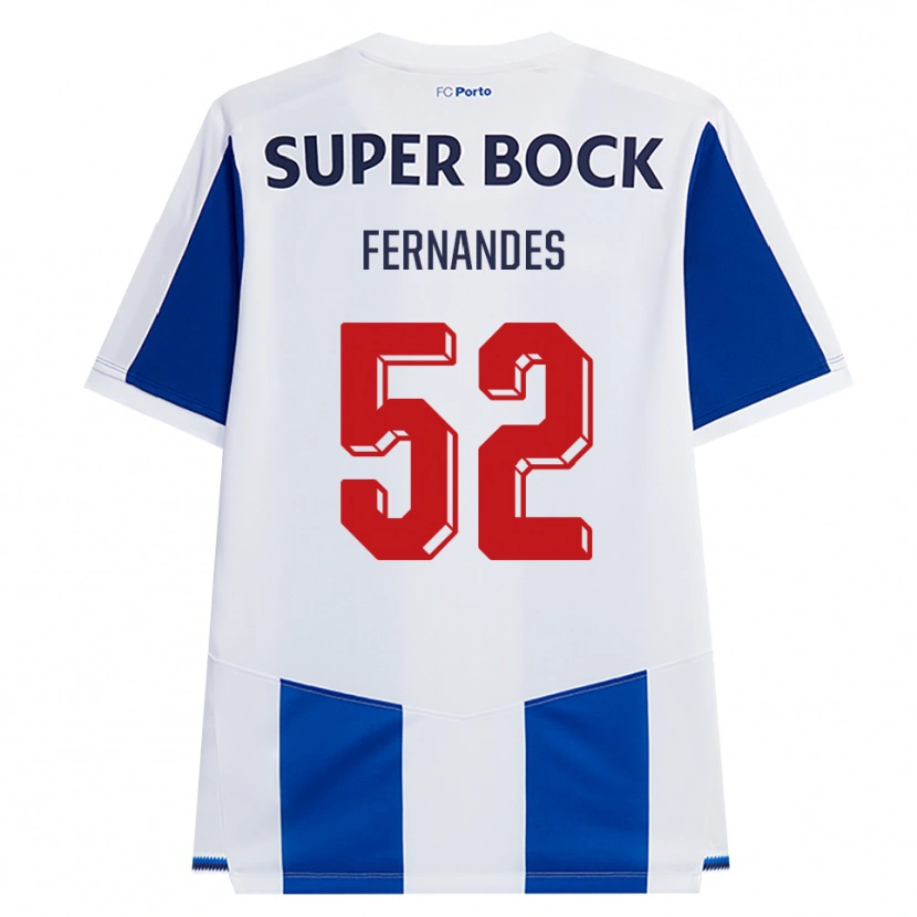 Danxen Herren Martim Fernandes #52 Blau Weiß Rot Heimtrikot Trikot 2026/27 T-Shirt