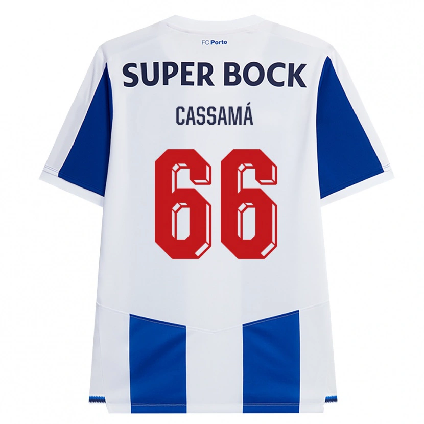 Danxen Herren Adramane Cassamá #66 Blau Weiß Rot Heimtrikot Trikot 2026/27 T-Shirt