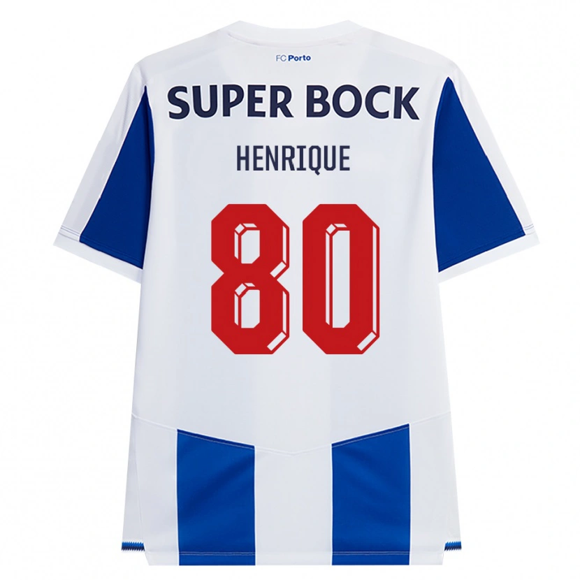 Danxen Herren Kaio Henrique #80 Blau Weiß Rot Heimtrikot Trikot 2026/27 T-Shirt