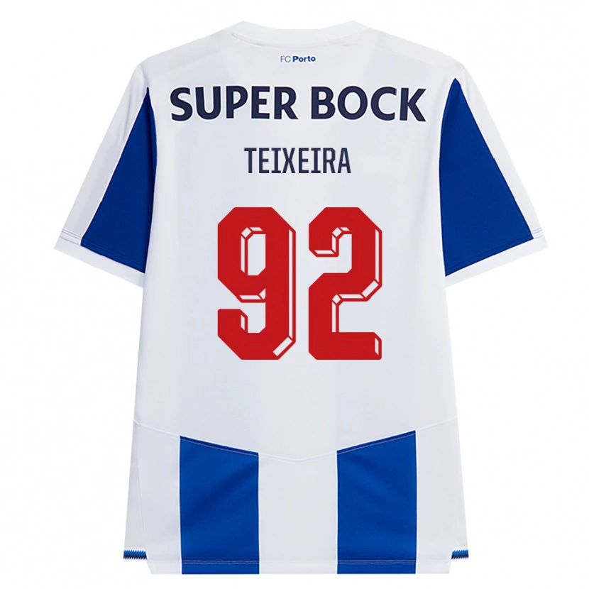 Danxen Herren João Teixeira #92 Blau Weiß Rot Heimtrikot Trikot 2026/27 T-Shirt