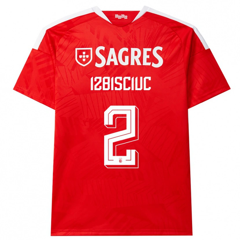 Danxen Herren Pedro Izbisciuc #2 Rot Weiß Gelb Heimtrikot Trikot 2026/27 T-Shirt