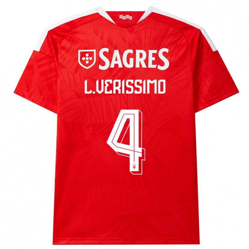 Danxen Herren Lucas Verissimo #4 Rot Weiß Gelb Heimtrikot Trikot 2026/27 T-Shirt