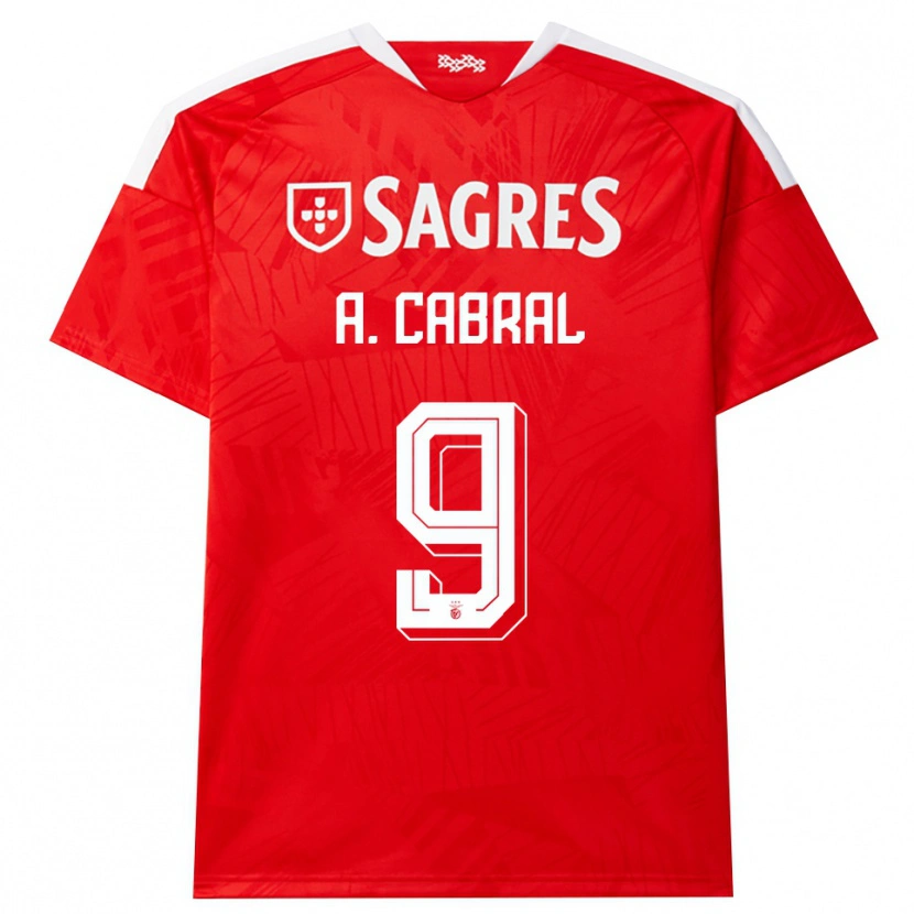 Danxen Herren Arthur Cabral #9 Rot Weiß Gelb Heimtrikot Trikot 2026/27 T-Shirt