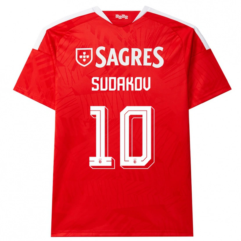 Danxen Herren Georgiy Sudakov #10 Rot Weiß Gelb Heimtrikot Trikot 2026/27 T-Shirt