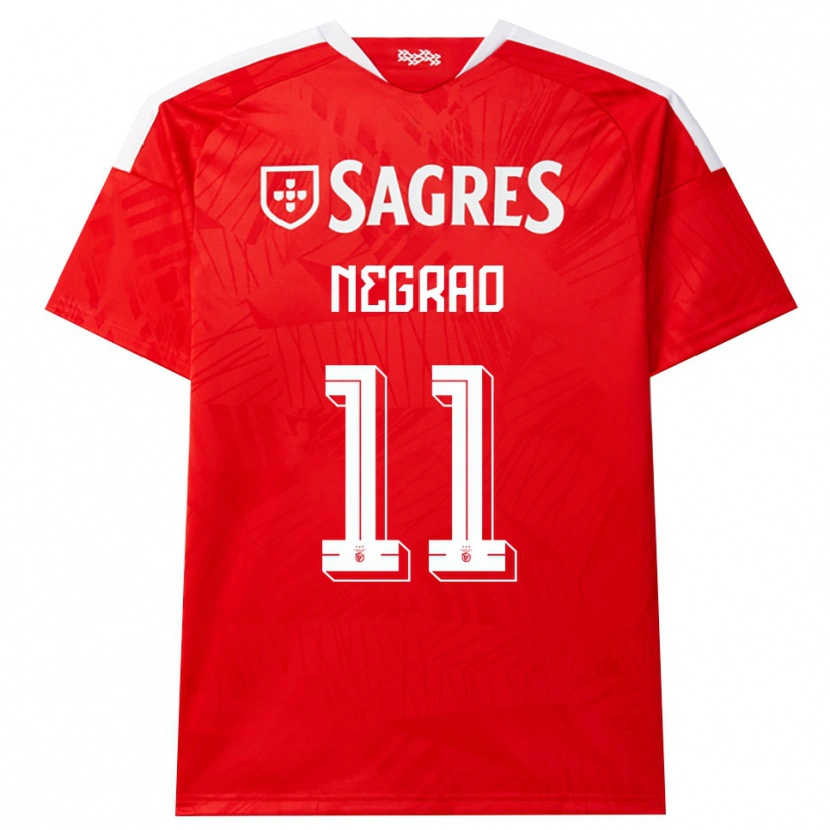 Danxen Herren Maria Negrao #11 Rot Weiß Gelb Heimtrikot Trikot 2026/27 T-Shirt
