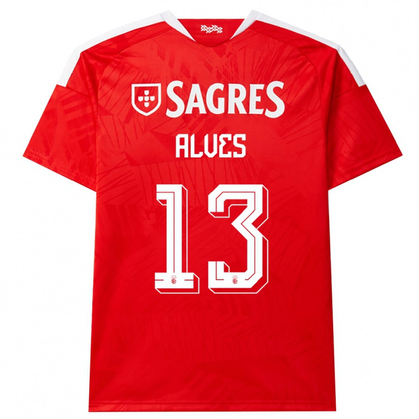 Danxen Herren Lucia Alves #13 Rot Weiß Gelb Heimtrikot Trikot 2026/27 T-Shirt