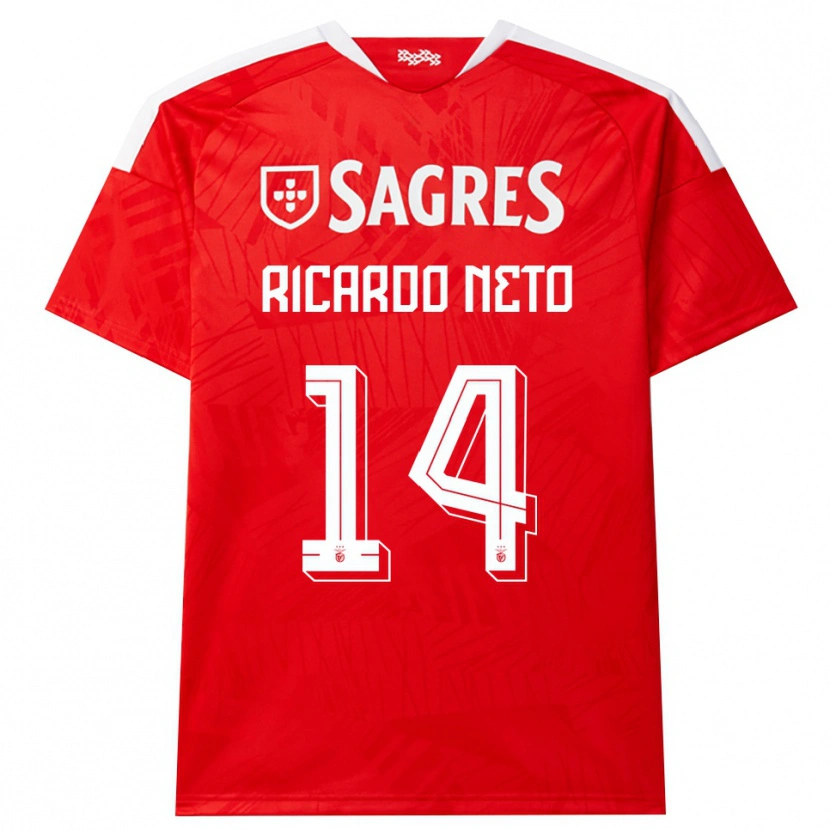 Danxen Herren Ricardo Neto #14 Rot Weiß Gelb Heimtrikot Trikot 2026/27 T-Shirt