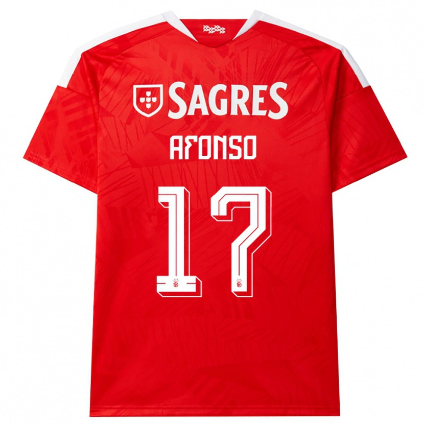 Danxen Herren João Afonso #17 Rot Weiß Gelb Heimtrikot Trikot 2026/27 T-Shirt