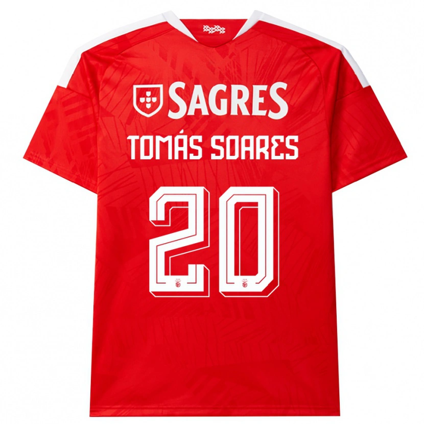 Danxen Herren Tomás Soares #20 Rot Weiß Gelb Heimtrikot Trikot 2026/27 T-Shirt