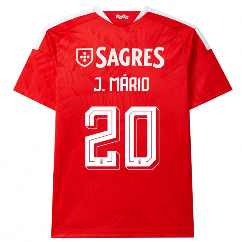 Danxen Herren Joao Mario #20 Rot Weiß Gelb Heimtrikot Trikot 2026/27 T-Shirt