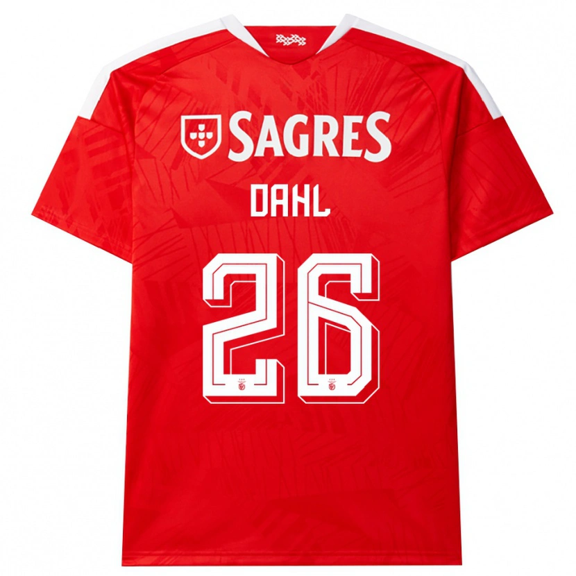 Danxen Herren Samuel Dahl #26 Rot Weiß Gelb Heimtrikot Trikot 2026/27 T-Shirt
