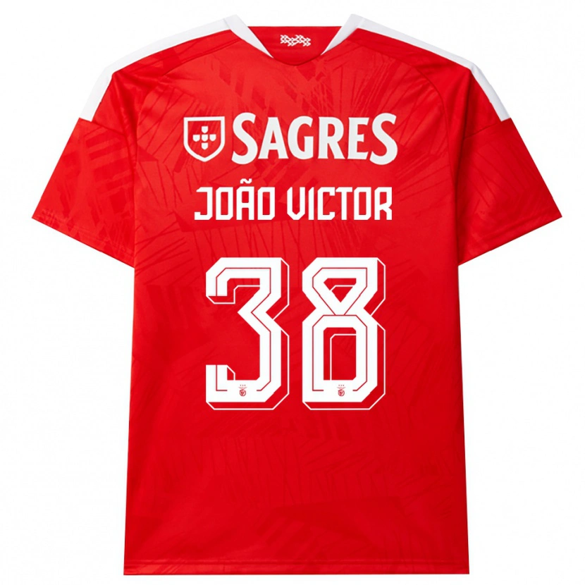 Danxen Herren Joao Victor #38 Rot Weiß Gelb Heimtrikot Trikot 2026/27 T-Shirt