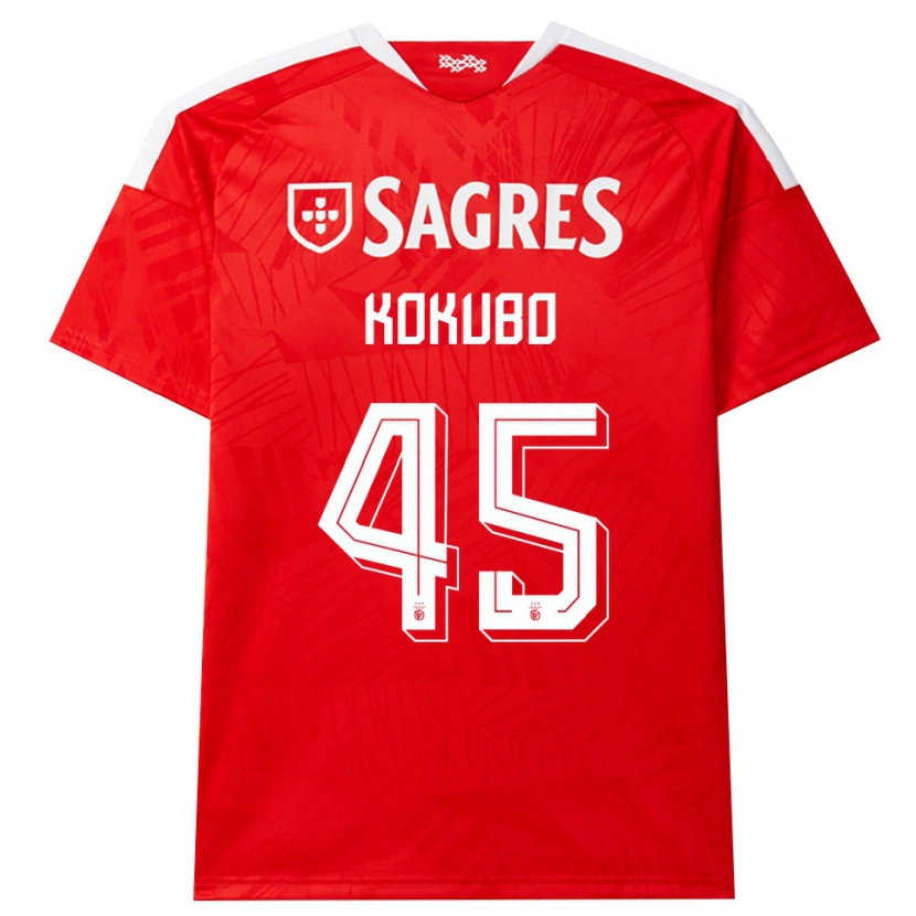 Danxen Herren Leo Kokubo #45 Rot Weiß Gelb Heimtrikot Trikot 2026/27 T-Shirt