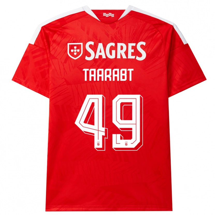 Danxen Herren Adel Taarabt #49 Rot Weiß Gelb Heimtrikot Trikot 2026/27 T-Shirt