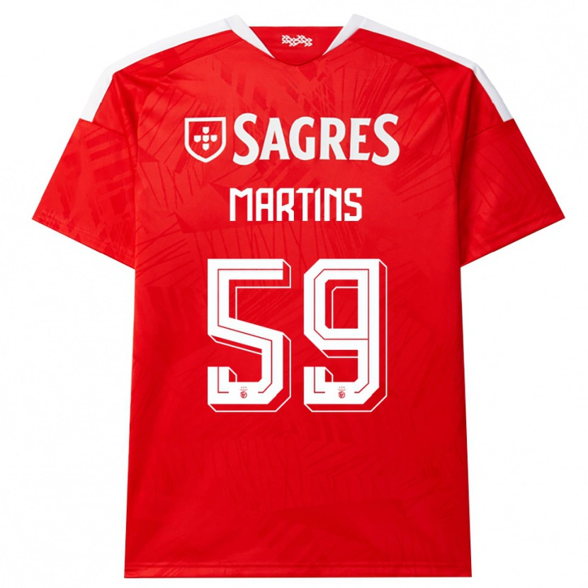 Danxen Herren Leandro Martins #59 Rot Weiß Gelb Heimtrikot Trikot 2026/27 T-Shirt