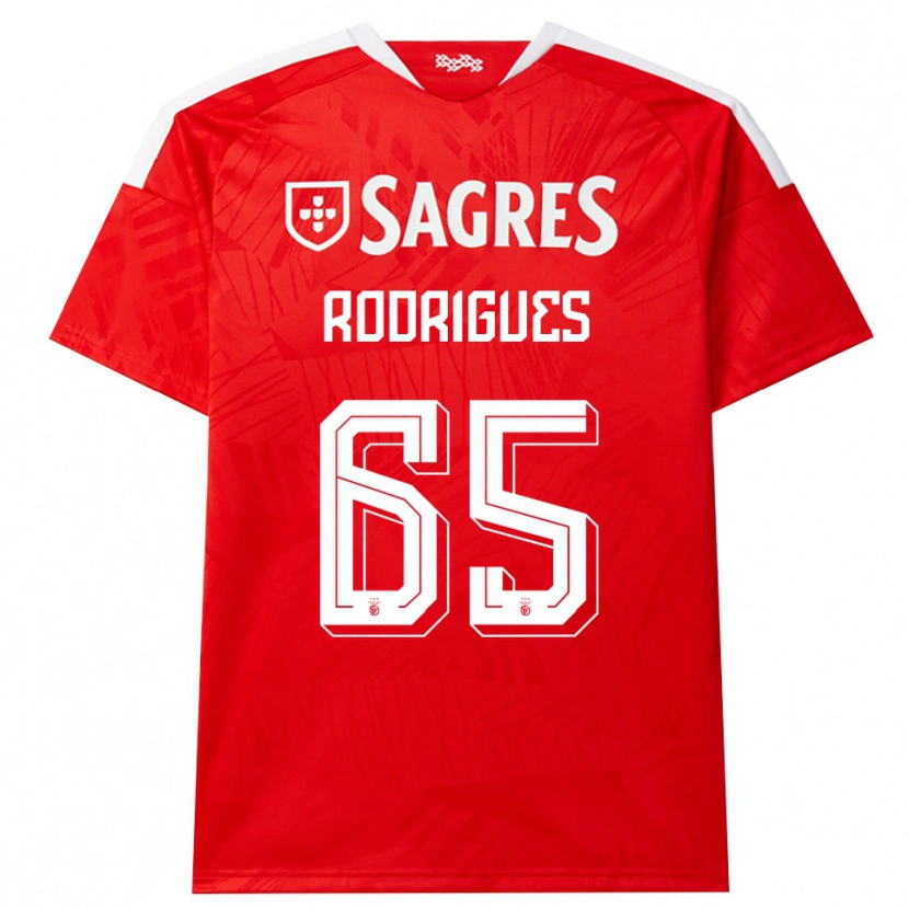 Danxen Herren Rafael Rodrigues #65 Rot Weiß Gelb Heimtrikot Trikot 2026/27 T-Shirt