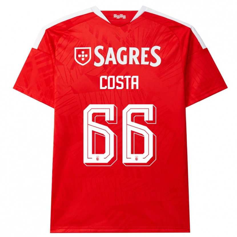 Danxen Herren Rute Costa #66 Rot Weiß Gelb Heimtrikot Trikot 2026/27 T-Shirt